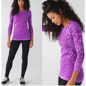 Lululemon Athletica Vibrant Purple Long Sleeve Tee 💜
